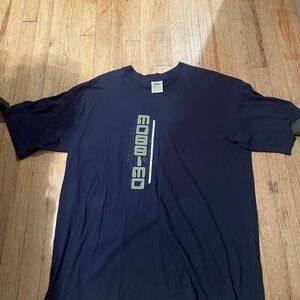 Fossil Dark Blue Graphic Tee